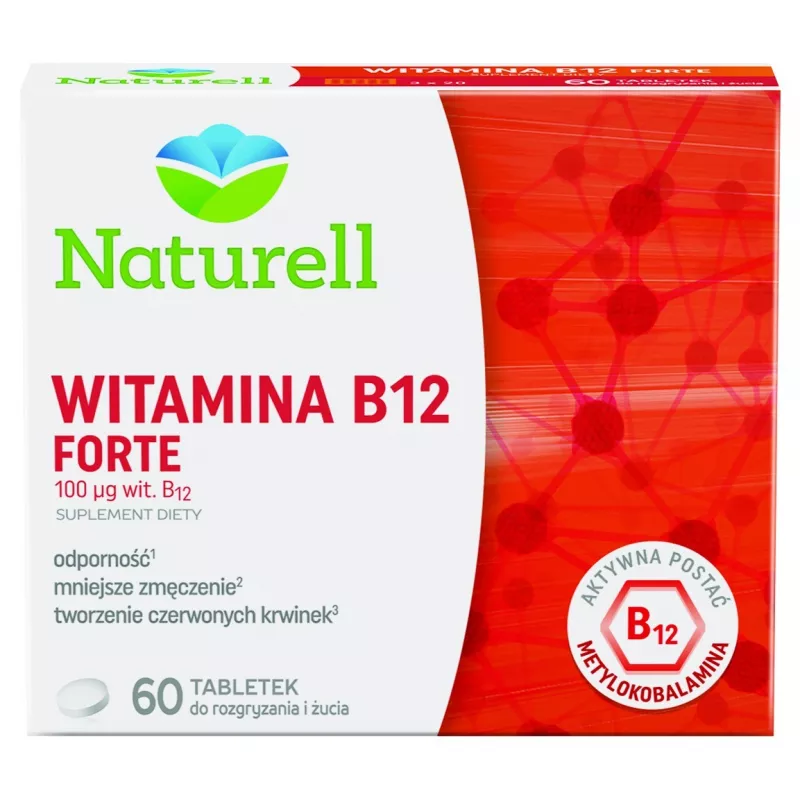 Naturell Wit B12 Forte Tabletki Do Ssania X 60 Tabletek Apteka Na 83