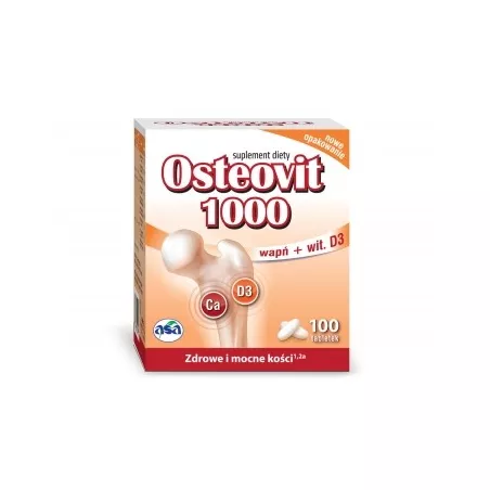 Osteovit 1000  100 tabletek osteoporoza ASA SP.Z O.O. GŁUBCZYCE