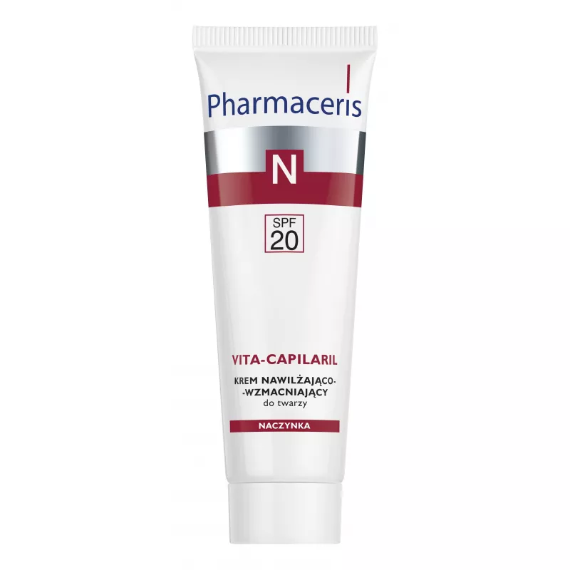 LAB.KOSM.DR IRENA ERIS SP. Z O.O. Pharmaceris N Vita-Capilaril Krem nawilżająco-wzmacniający do twarzy SPF 20 50 ml — Inhaltsstoffe i ocena