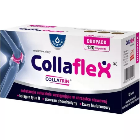 Collaflex 350 mg x 120 kapsułek wzmocnienie OLEOFARM SP. Z O.O.