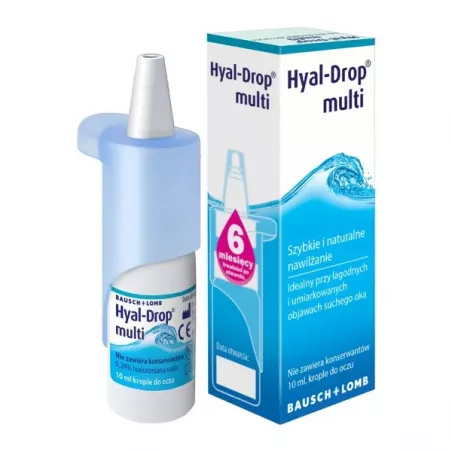 Hyal drop multi x 10 ml krople do oczu DR. GERHARD MANN CHEM.-PHARM. FABRIK GMBH