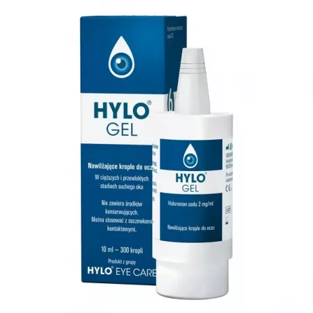 Hylo-gel żel do oczu x 10 ml krople do oczu URSAPHARM POLAND SP.Z O.O.