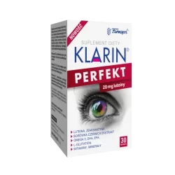 Klarin Perfekt kapsułki x 30 kapsułek tabletki na wzrok ZAKŁAD CHEMICZNO-FARMACEUTYCZNY "FARMAPOL" SP. Z O.O.