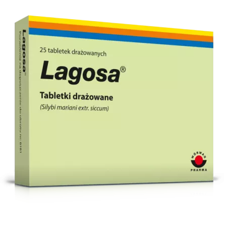 Lagosa 150 mg x 25 tabletek wątroba WORWAG PHARMA GMBH & CO.KG