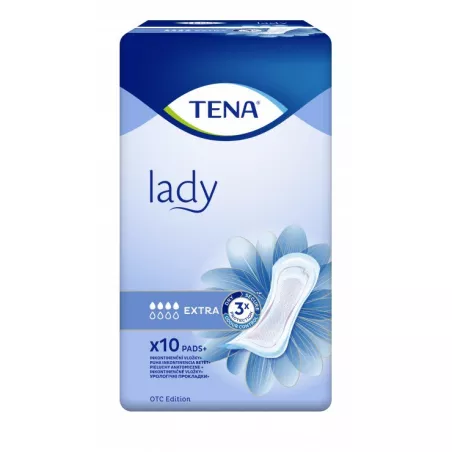 TENA Lady Extra 10 sztuk podpaski tampony kubki menstr. ESSITY POLAND SP. Z O.O.