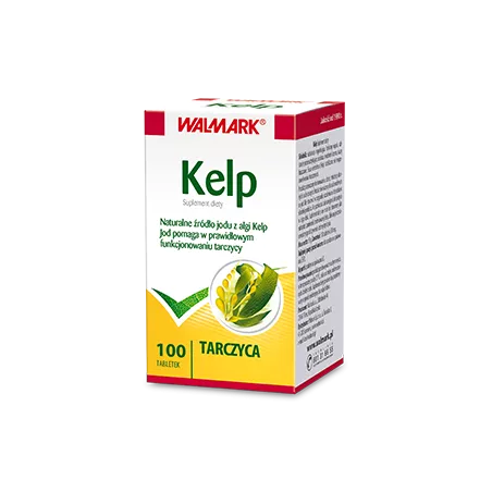 Kelp 0.15mg jodu x 100 tabletek algi i wodorosty WALMARK SP. Z O.O.