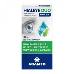 Hialeye Duo Emulsja Krople do oczu x 10ml krople do oczu ADAMED PHARMA SPÓŁKA AKCYJNA