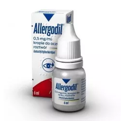 Allergodil krople do oczu 0.5mg/ml x 6 ml krople do oczu MYLAN HEALTHCARE SP. Z O.O.