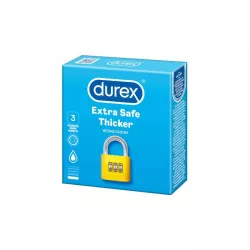 Prezerwatywy durex extra safe x 3 sztuki prezerwatywy RECKITT BENCKISER POLAND S.A.