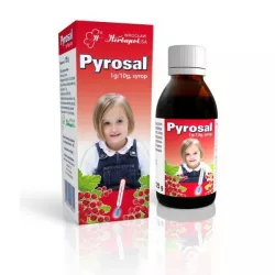 Pyrosal syrop x 125 g leki na gorączkę WROCŁAWSKIE ZAKŁADY ZIELARSKIE "HERBAPOL" S.A.
