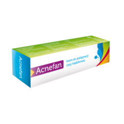 Acnefan Krem do pielęgnacji cery trądzikowej 25 ml preparaty na trądzik ASA SP.Z O.O. GŁUBCZYCE
