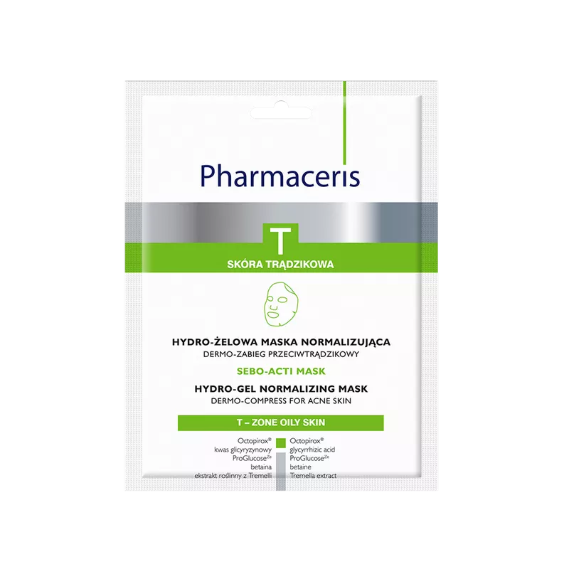 LAB.KOSM.DR IRENA ERIS SP. Z O.O. Pharmaceris T Sebo-Acti Hydro-Żelowa maska normalizująca x1szt. — Składniki i ocena