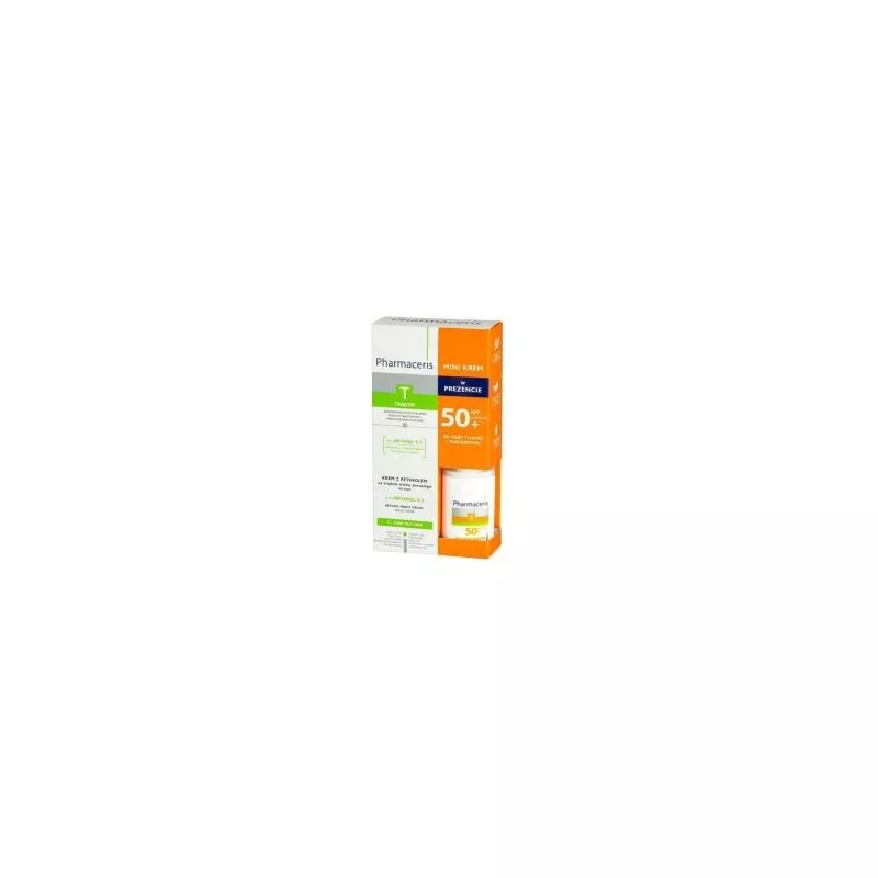 LAB.KOSM.DR IRENA ERIS SP. Z O.O. Pharmaceris T Zestaw Krem z retinolem 40 ml + Mini krem ochronny SPF50+ 15 ml — Składniki i ocena