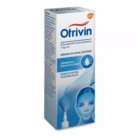 Otrivin 0.1% aerozol do nosa x 10 ml leki na katar GLAXOSMITHKLINE CONSUMER HEALTHCARE SP. Z O.O.