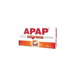 Apap Migrena tabletki powlekane 10 tabletek migrena US PHARMACIA SP. Z O.O.