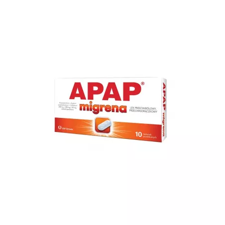 Apap Migrena tabletki powlekane 10 tabletek migrena US PHARMACIA SP. Z O.O.