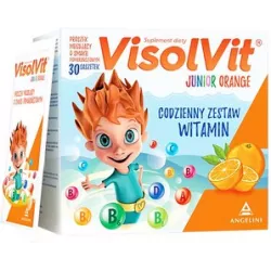 Visolvit junior smak pomarańczowy x 30 saszetek Dziecko ANGELINI PHARMA POLSKA SP. Z O.O.