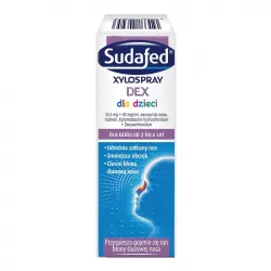Sudafed Xylospray DEX dla dzieci aerozol do nosa 10ml krople do nosa na alergię MCNEIL HEALTHCARE (IRELAND) LIMITED