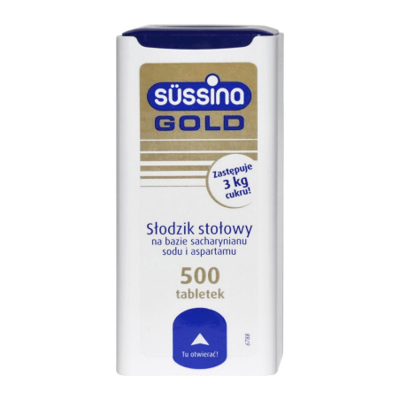 Sussina Gold słodzik 500 tabletek słodziki LANGSTEINER SP. Z O.O.