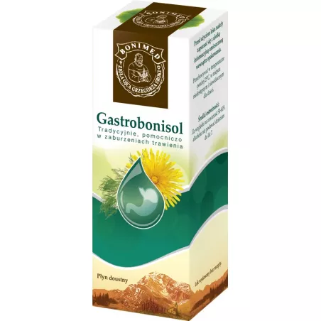 Gastrobonisol płyn x 100 g wrzody żołądka, zgaga, refluks LABORATORIUM MEDYCYNY NATURALNEJ BONIMED