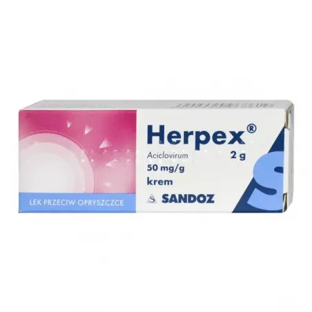 Herpex krem 50mg/g x 2 g opryszczka SANDOZ GMBH