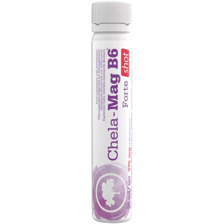 Olimp Chela-Mag B6 Forte Shot smak wiśniowy x 25 ml magnez OLIMP LABORATORIES