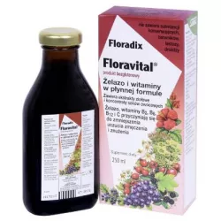Zioło-Piast Floradix Floravital bezglutenowy x 250 ml witaminy z grupy B ZIOŁO-PIAST HURTOWNIA FARMACEUTYCZNA MARIAN ZAREMBA