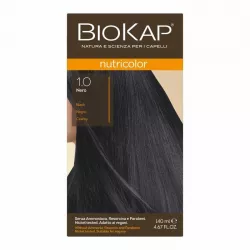 BIOKAP NUTRICOLOR 1.0 Czarny x 140 ml do włosów LAB PHARMA AGNIESZKA LEWANDOWSKA