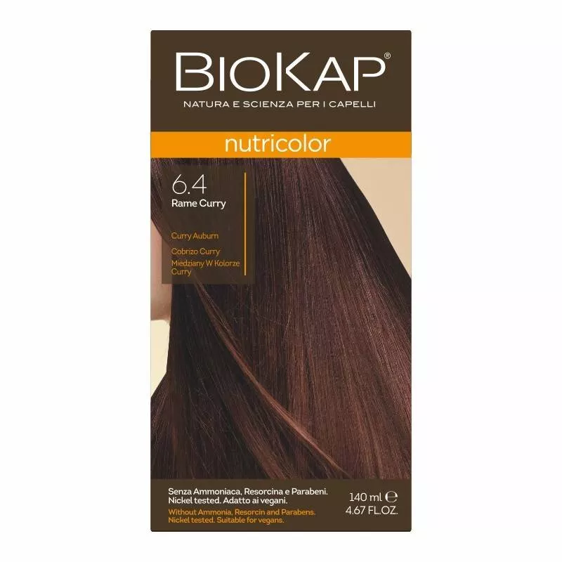LAB PHARMA AGNIESZKA LEWANDOWSKA BIOKAP NUTRIC 6.4 Miedziany w Kolorze Curry x 140 ml — Składniki i ocena