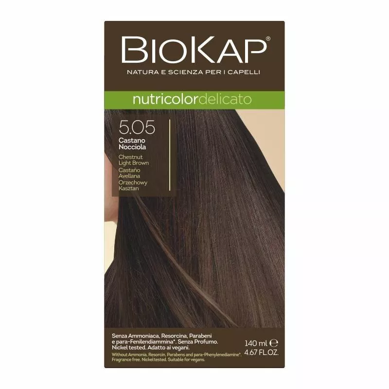 LAB PHARMA AGNIESZKA LEWANDOWSKA BIOKAP Delicato 5.05 Nuss Kasztan x 140 ml — Inhaltsstoffe und Bewertung