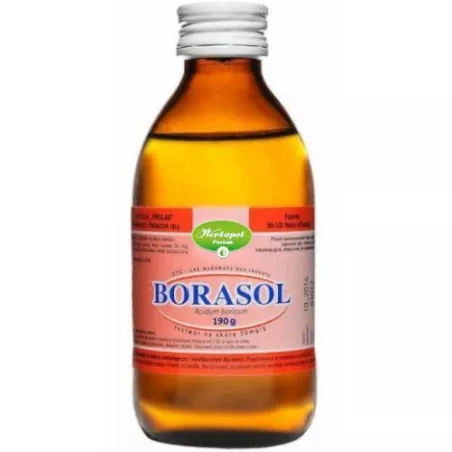 Borasol 3% x 190g Do dezynfekcji POZNAŃSKIE ZAKŁADY ZIELARSKIE "HERBAPOL" S.A.