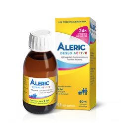 Aleric Deslo Active roztwór doustny 0,5mg/mlx60ml syropy na alergię US PHARMACIA SP. Z O.O.