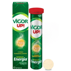 Vigor Up! Fast tabletki musujące pomarańcza x 20 tabletek Multiwitaminy USP ZDROWIE SP. Z O.O