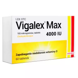Vigalex Max witamina D3 4 000 IU x 60 tabletek