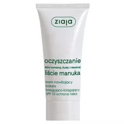 Ziaja Oczyszczanie Liście Manuka Krem nawilżający SPF10 50 ml do twarzy ZIAJA LTD. Z.P.L. SP. Z O.O.