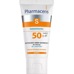 Pharmaceris S Krem Ochronny do twarzy dla dzieci od 1 go dnia życia SPF50+ 50 ml opalanie LAB.KOSM.DR IRENA ERIS SP. Z O.O.