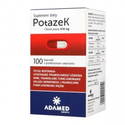 Potazek x 100 kapsułek potas ADAMED PHARMA SPÓŁKA AKCYJNA