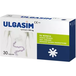 Ulgasim kapsułki 240 mg 30 kapsułek preparaty na wzdęcia ADAMED PHARMA SPÓŁKA AKCYJNA