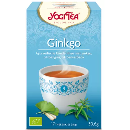 YOGI TEA Herbata Ginkgo Miłorząb herbatki Lune Tea, Yogi Tea, Ziolove YOGI TEA