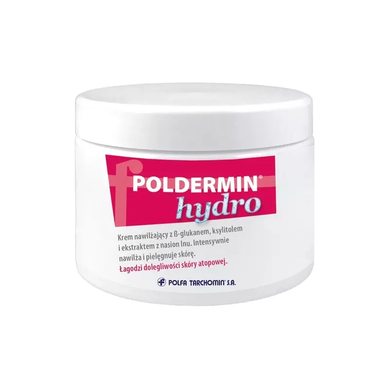 TARCHOMIŃSKIE ZAKŁADY FARM. POLFA S.A. Poldermin Hydro krem x 500 g — Składniki i ocena