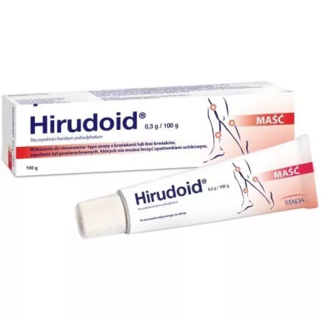 Hirudoid maść 0,3 g/100g x 100 g preparaty na żylaki STADA ARZNEIMITTEL AG