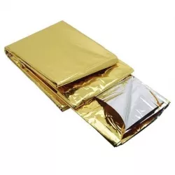 Koc ratunkowy srebro-złoto 160x210 cm x 1 sztuka Inne IBS POLSKA