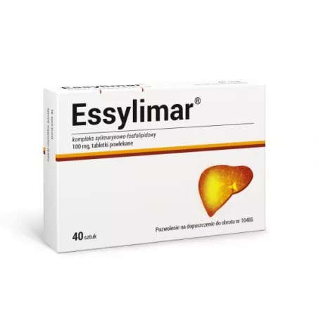 Essylimar tabletki powlekane 100 mg x 40 tabletek preparaty na wzdęcia POZNAŃSKIE ZAKŁADY ZIELARSKIE "HERBAPOL" S.A.