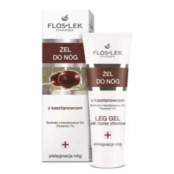 FLOSLEK Żel do nóg z kasztanowcem x 50 ml do stóp LABORATORIUM KOSMETYCZNE "FLOSLEK" FURMANEK SP.J.