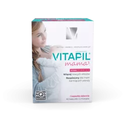 Vitapil Mama x 60 tabletek Skóra Włosy i paznokcie NUTROPHARMA SP. Z O.O.