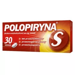 Polopiryna S 300 mg x 30 tabletek leki na gorączkę ZAKŁADY FARMACEUTYCZNE POLPHARMA S.A.