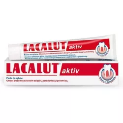 Lacalut Aktiv Pasta do zębów 75ml szczoteczki nici i pasty do zębów N.P.ZDROVIT SP Z O.O.