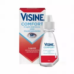 Visine Comfort Krople do oczu 0,5mg/ml 15 ml krople do oczu MCNEIL HEALTHCARE (IRELAND) LIMITED