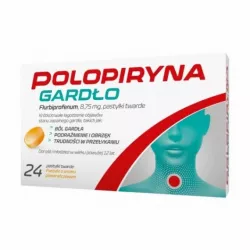 Polopiryna Gardło x 24 pastylek gardło ZAKŁADY FARMACEUTYCZNE POLPHARMA S.A.