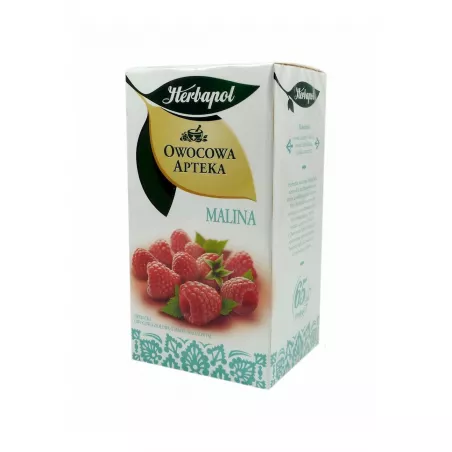 Herbata lubelska malinowa 3g x 20 torebek naturalne preparaty na odporność HERBAPOL-LUBLIN S.A.